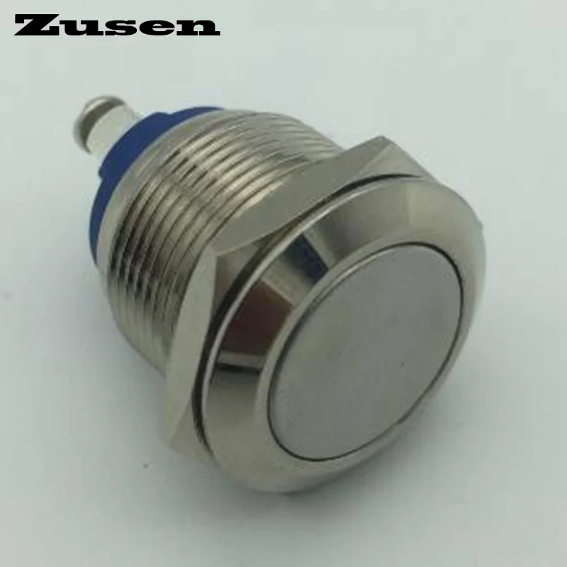 Zusen 40pcs/lot 19mm flat head Momentary Stainless Nickel-plated brass Push Button Switch IP65(ZS19H-10/N)
Zusen 40pcs/lot 19mm flat head Momentary Stainless Nickel-plated brass Push Button Switch IP65(ZS19H-10/N)