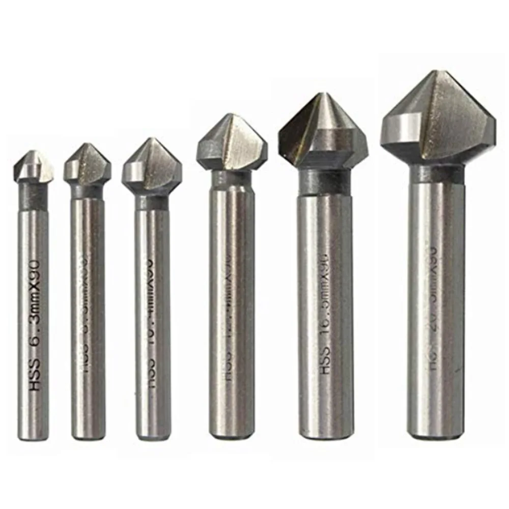 6.3/8.3/10.4/12.4/16.5/20.5mm Woodworking Tool 90 Degrees HSS Countersink Drill Bit Chamfer Drills
6.3/8.3/10.4/12.4/16.5/20.5mm Woodworking Tool 90 Degrees HSS Countersink Drill Bit Chamfer Drills