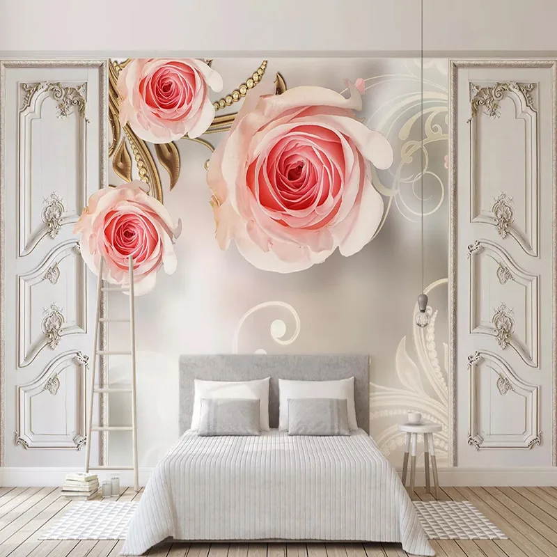 Custom Photo Wallpaper 3D Rose Flowers Murals Living Room Bedroom Self-Adhesive Waterproof Canvas Easy Installation Wall Papers
Custom Photo Wallpaper 3D Rose Flowers Murals Living Room Bedroom Self-Adhesive Waterproof Canvas Easy Installation Wall Papers
