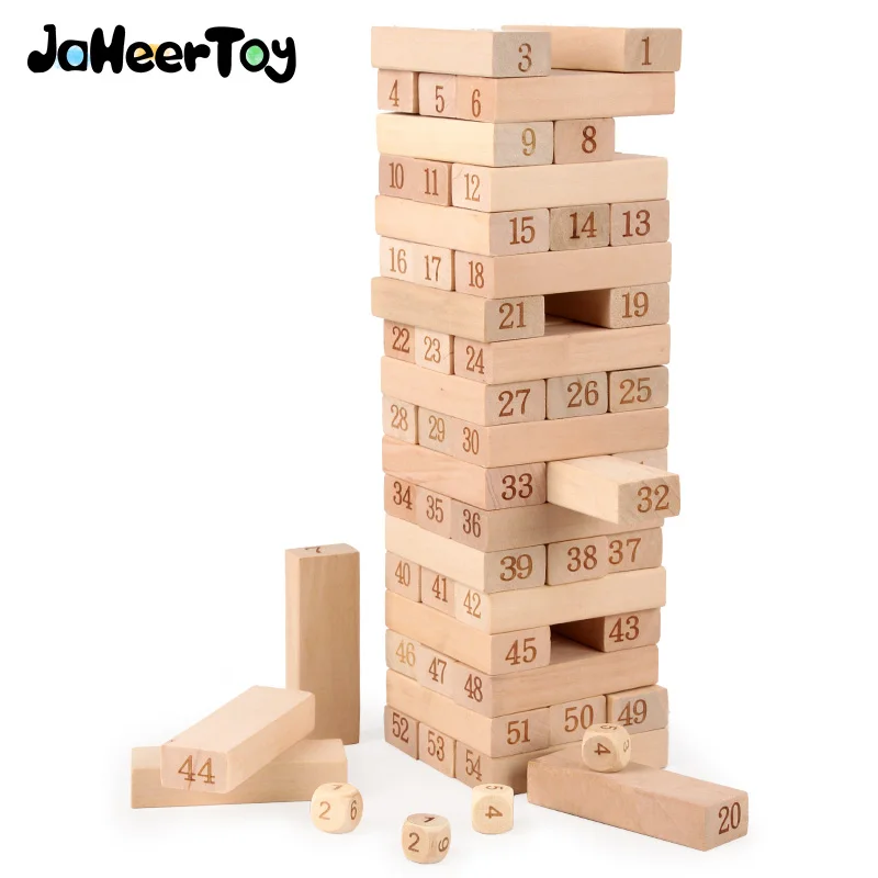 JaheerToy Wood Blocks Domino Toys for Children Superimposed Block Baby Montessori Educational Adult Intelligence Toy Interactive
JaheerToy Wood Blocks Domino Toys for Children Superimposed Block Baby Montessori Educational Adult Intelligence Toy Interactive