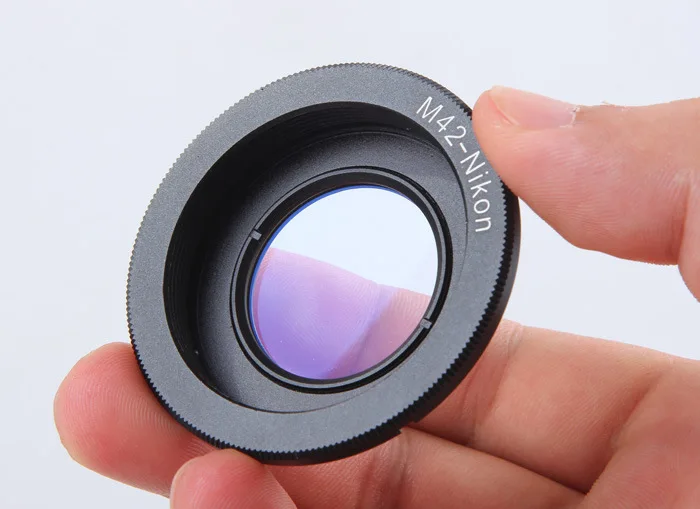 SHOWSHOOT Lens Ring Adapter for M42 Lens to Nikon Mount Adapter Converter with Infinity Focus Glass for Nikon SLR DSLR Camera
SHOWSHOOT Lens Ring Adapter for M42 Lens to Nikon Mount Adapter Converter with Infinity Focus Glass for Nikon SLR DSLR Camera