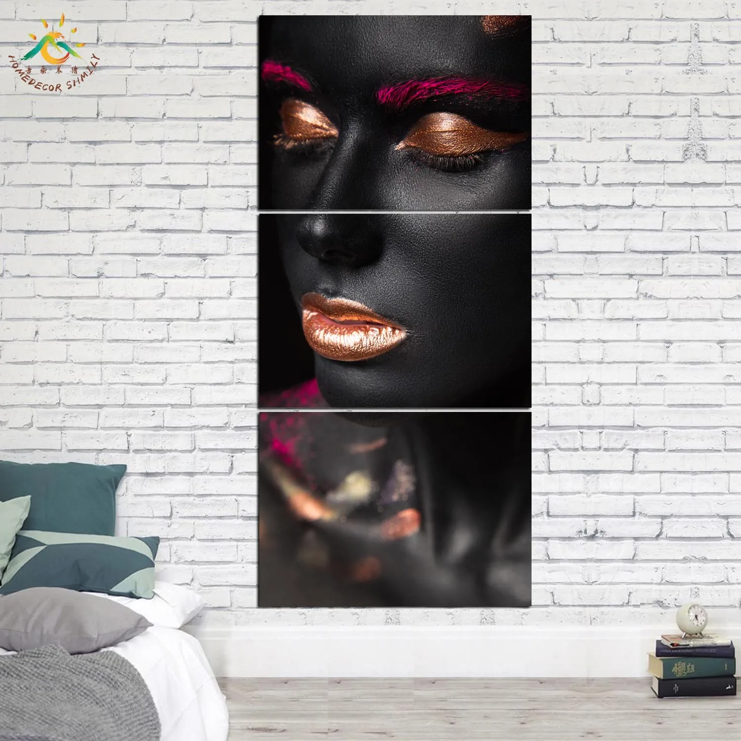 Red Paints Black Girl Wall Art HD Prints Canvas Art Painting Modular Picture And Poster Canvas Painting Decoration Home 3 PIECES
Red Paints Black Girl Wall Art HD Prints Canvas Art Painting Modular Picture And Poster Canvas Painting Decoration Home 3 PIECES