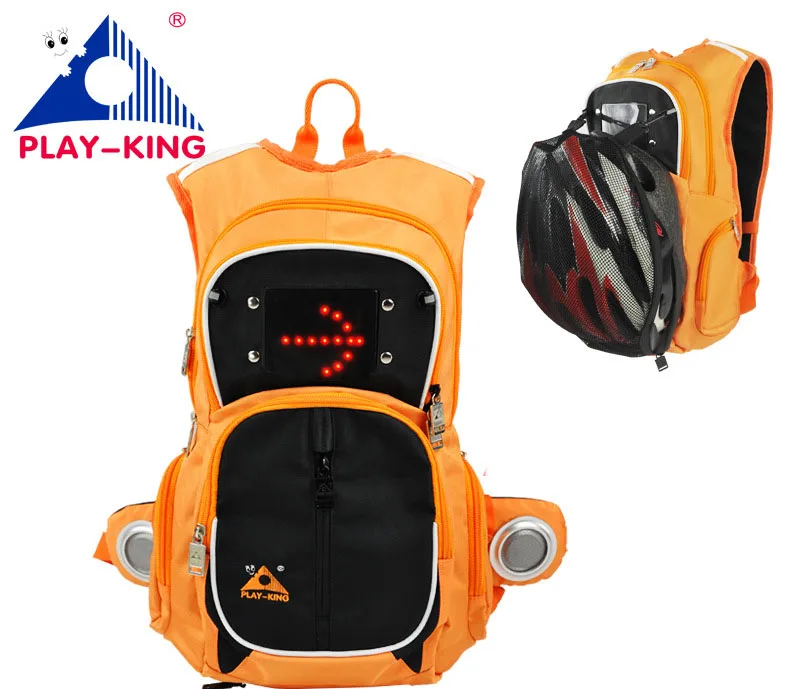 PLAYKING Cycling Motorcycle Music Backpack Rucksacks with LED Reflective Safety Turn Light and Music 16L Backpack Bag
PLAYKING Cycling Motorcycle Music Backpack Rucksacks with LED Reflective Safety Turn Light and Music 16L Backpack Bag