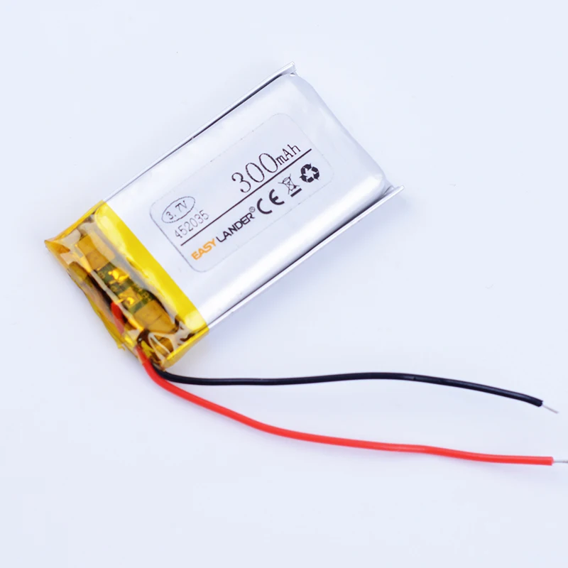 452035 3,7 V 300mAh литий-полимерный литий-ионный аккумулятор для mp3 mp4 dvr смарт-часы маленькие игрушки записывающая ручка GPS динамик
452035 3,7 V 300mAh литий-полимерный литий-ионный аккумулятор для mp3 mp4 dvr смарт-часы маленькие игрушки записывающая ручка GPS динамик