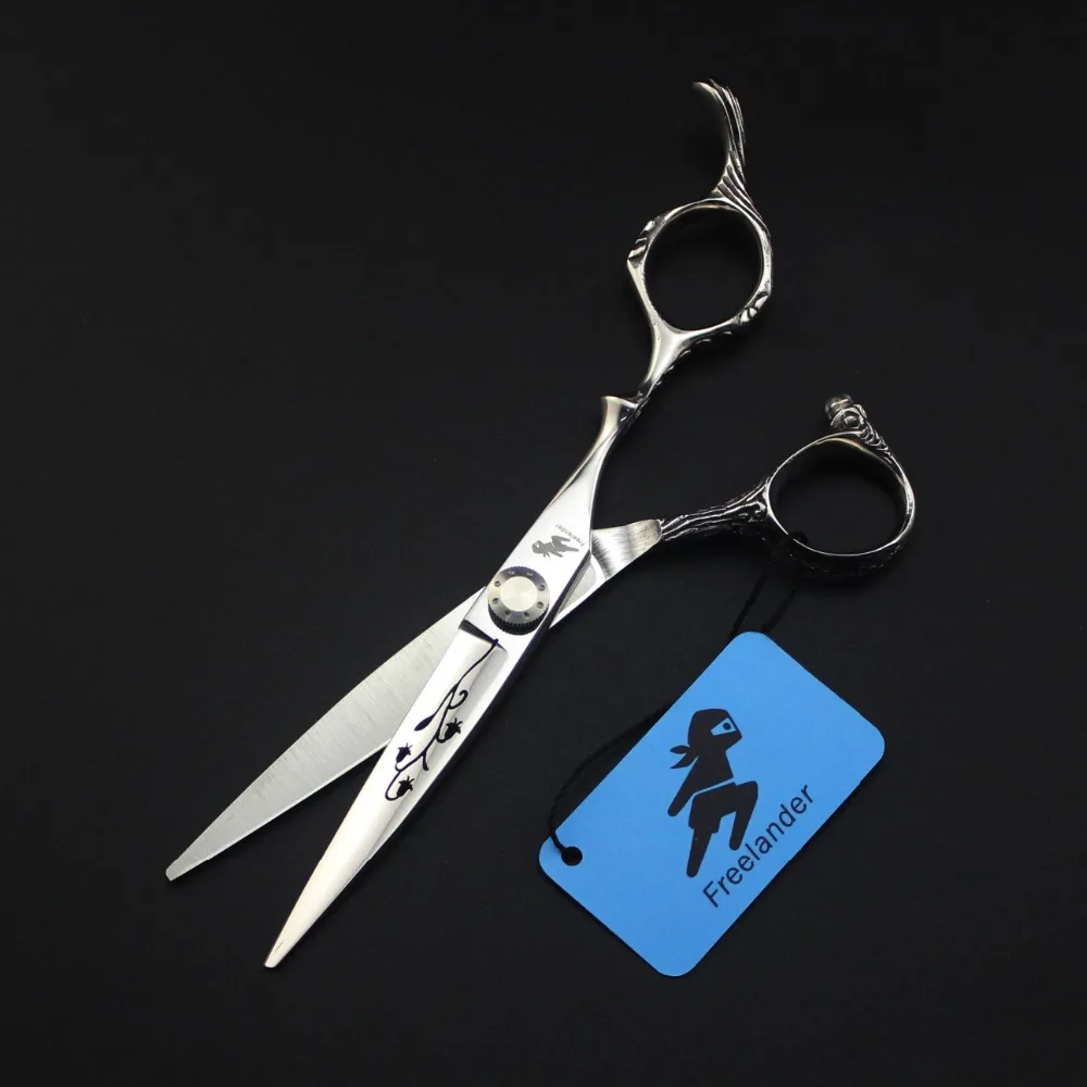 6.0 inch Freelander Personality Appearance Hairdressing Scissors Flat Shear Liu Hai Shear Hair Trimming
6.0 inch Freelander Personality Appearance Hairdressing Scissors Flat Shear Liu Hai Shear Hair Trimming