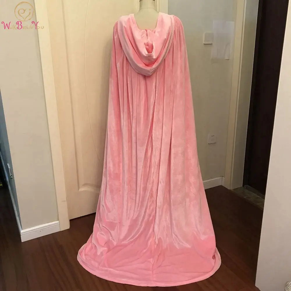 Pink Winter Cloak Wedding Party Velvet Long with Sweep Train Hooded Walk Beside You Bridal Wrap Shawl Princess Cape Ladies Shrug
Pink Winter Cloak Wedding Party Velvet Long with Sweep Train Hooded Walk Beside You Bridal Wrap Shawl Princess Cape Ladies Shrug