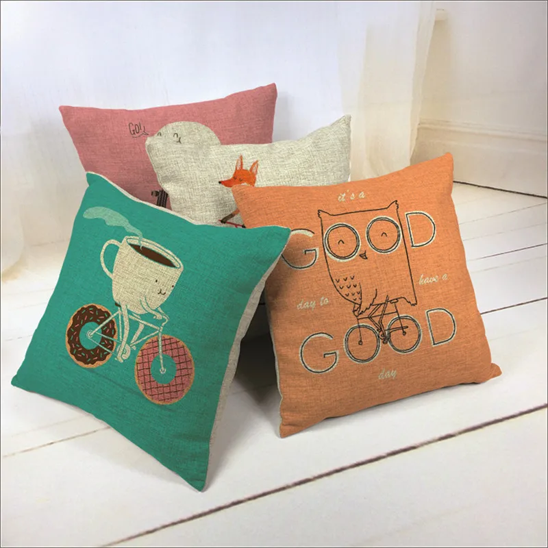 Bicycle Cushion Cover Flower Throw Pillow Cover Vintage Girl Riding Bike Retro Bicycle Decorative Cushion Cover for Sofa
Bicycle Cushion Cover Flower Throw Pillow Cover Vintage Girl Riding Bike Retro Bicycle Decorative Cushion Cover for Sofa
