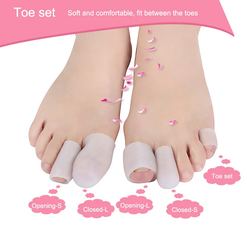 2pcs=1pair Professional Silicone Finger Toe Protector Plantar Fasciitis Feet Care Bunion Corrector Gel Foot Care Pedicure Tools
2pcs=1pair Professional Silicone Finger Toe Protector Plantar Fasciitis Feet Care Bunion Corrector Gel Foot Care Pedicure Tools