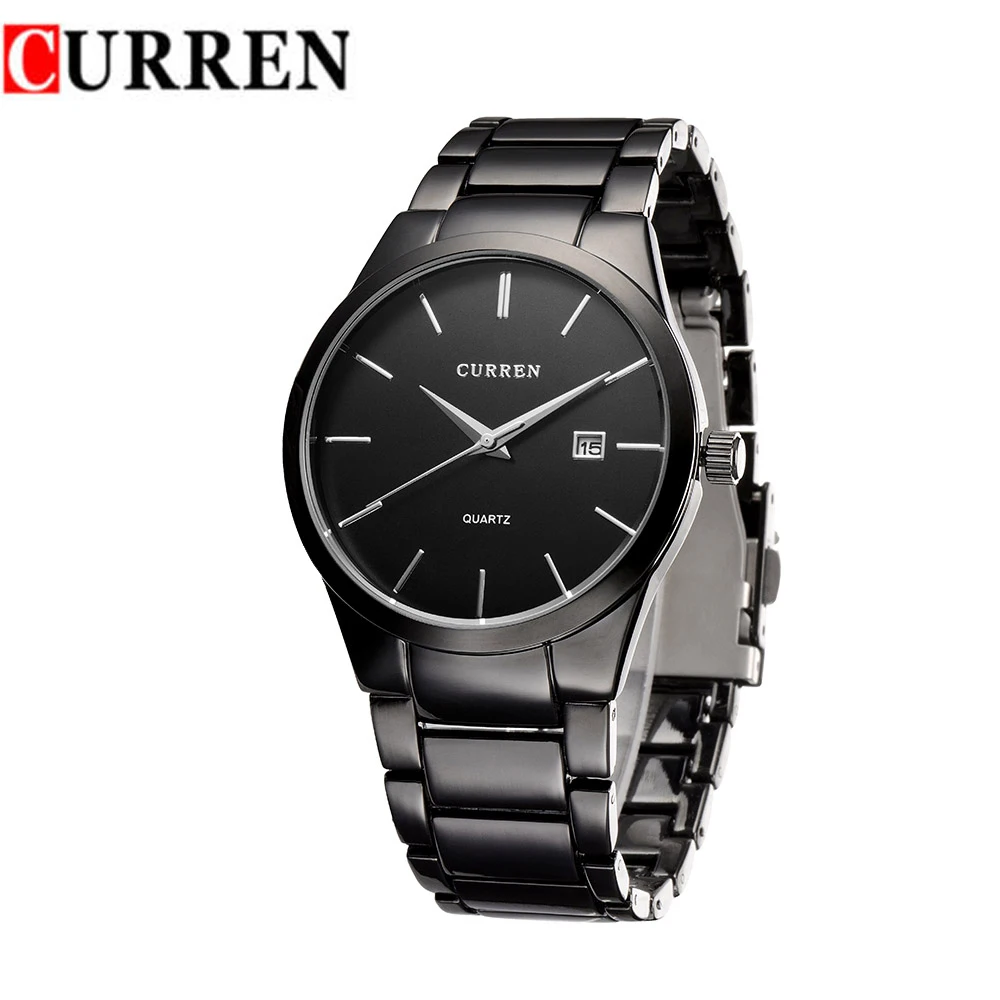 CURREN 8106 водонепроницаемые аналоговые кварцевые часы мужские лучший бренд класса