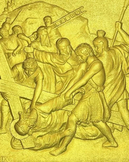 New 3d model relief for cnc in RLF file format 9 from 14 Jesus all scenes way of the cross
New 3d model relief for cnc in RLF file format 9 from 14 Jesus all scenes way of the cross
