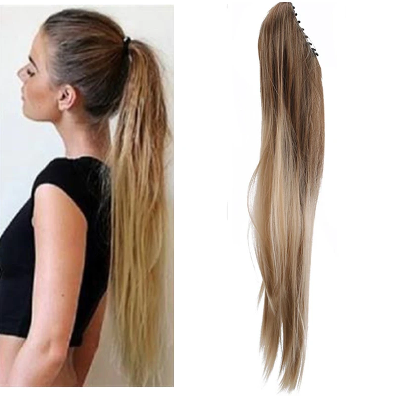 Long Straight Claw Ponytail Clip In Hair Extensions Heat Resistant Synthetic False Hair Clip In Hair Tails Fake Pony Tails
Long Straight Claw Ponytail Clip In Hair Extensions Heat Resistant Synthetic False Hair Clip In Hair Tails Fake Pony Tails