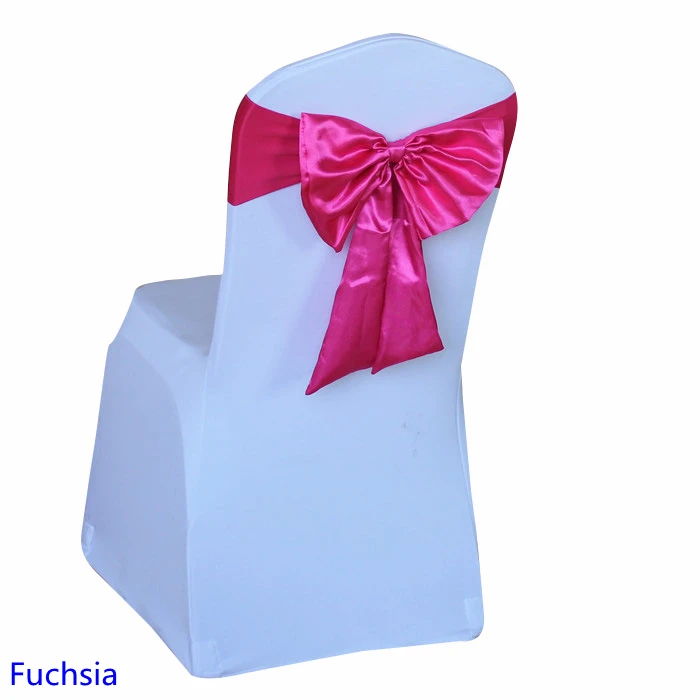 Fuchsia Colour Spandex Chair Sashes Wedding Chair Sashes Lycra Stretch Band Bow Tie Hotel Party Show Decoration Universal
Fuchsia Colour Spandex Chair Sashes Wedding Chair Sashes Lycra Stretch Band Bow Tie Hotel Party Show Decoration Universal