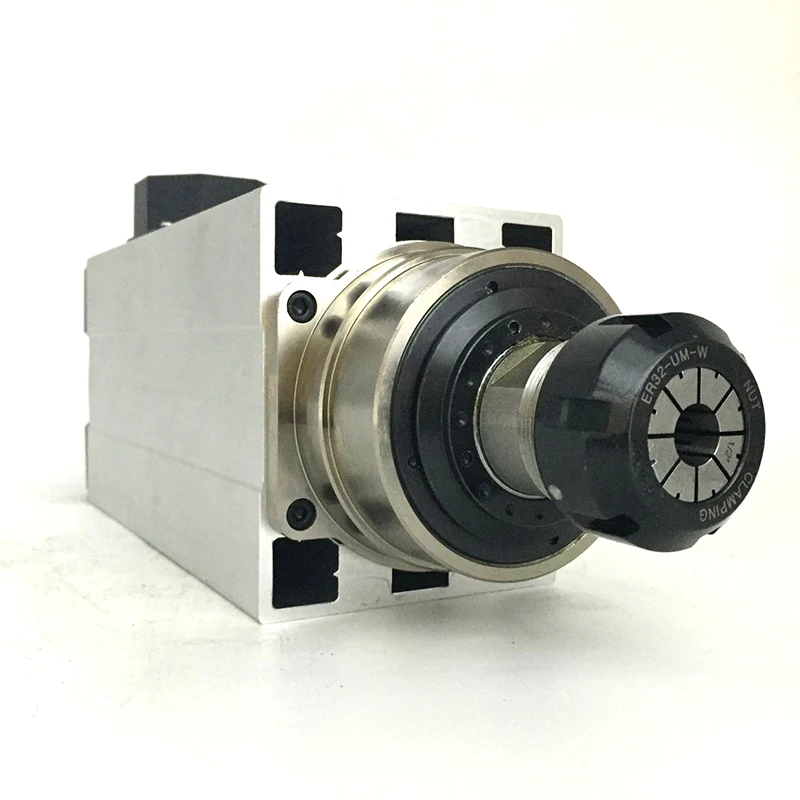 NEW 6KW 3.21NM 380V 12.6A 300Hz ER32 12.7mm 18000rpm Square Spindle Motor Woodworking Engraving GDZ120x103-6
NEW 6KW 3.21NM 380V 12.6A 300Hz ER32 12.7mm 18000rpm Square Spindle Motor Woodworking Engraving GDZ120x103-6