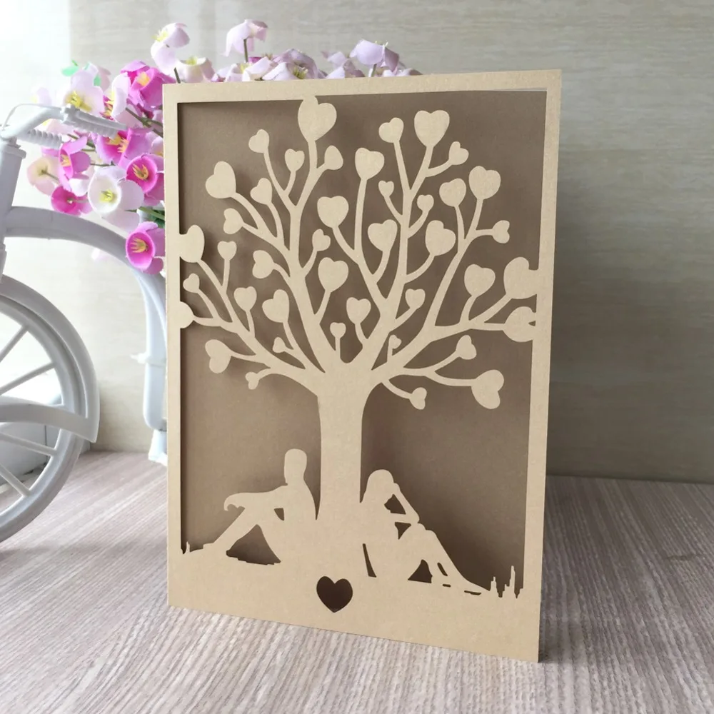 35pcs Chic Tree Laser Cut Paper Happy Birthday Inviting Card Paper Party Romantic Birthday Wedding Invitation Card Greeting card
35pcs Chic Tree Laser Cut Paper Happy Birthday Inviting Card Paper Party Romantic Birthday Wedding Invitation Card Greeting card