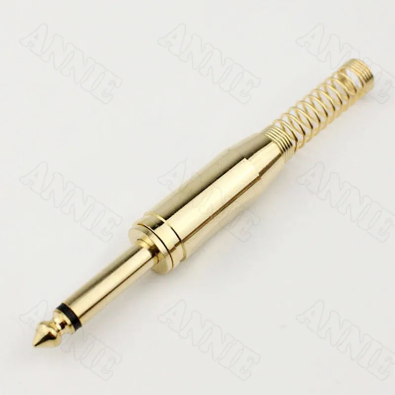 30pcs/lot Gold-plated High-end 6.35mm Male Plug 6.5mm Big Two Core Microphone/Mixer Audio Connector Single Track
30pcs/lot Gold-plated High-end 6.35mm Male Plug 6.5mm Big Two Core Microphone/Mixer Audio Connector Single Track