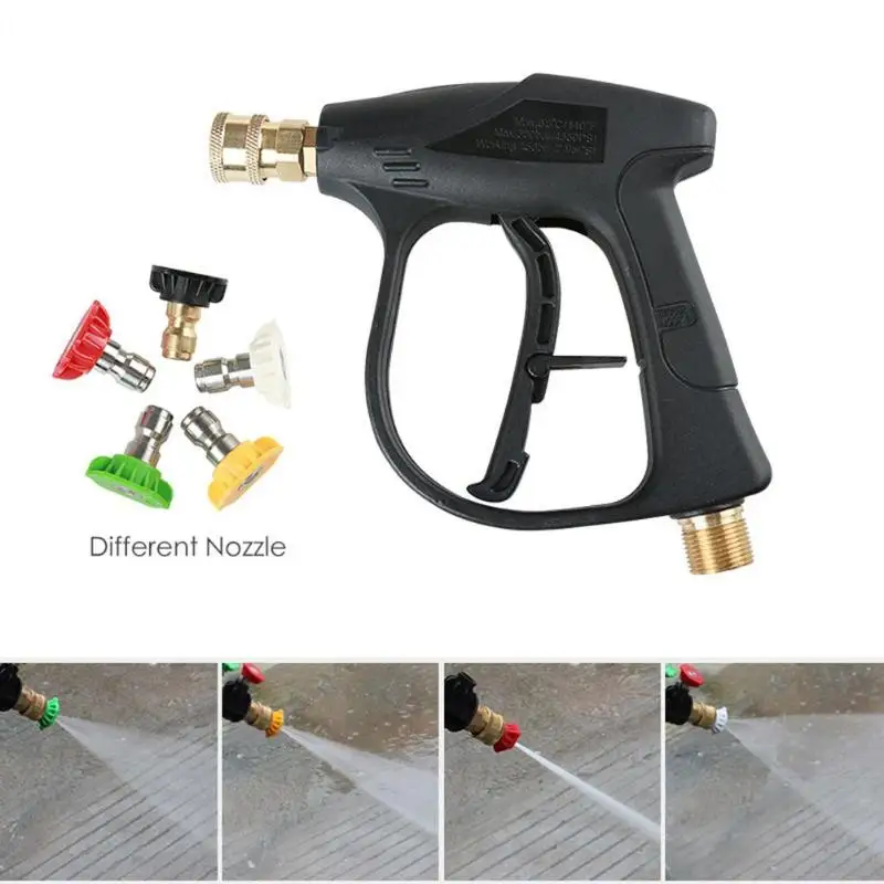 High Pressure Car Washer Water Gun Power Washer Spray With 5 Quick Connect Water Jet Nozzles Cleaning Tools Garden Car Washer
High Pressure Car Washer Water Gun Power Washer Spray With 5 Quick Connect Water Jet Nozzles Cleaning Tools Garden Car Washer