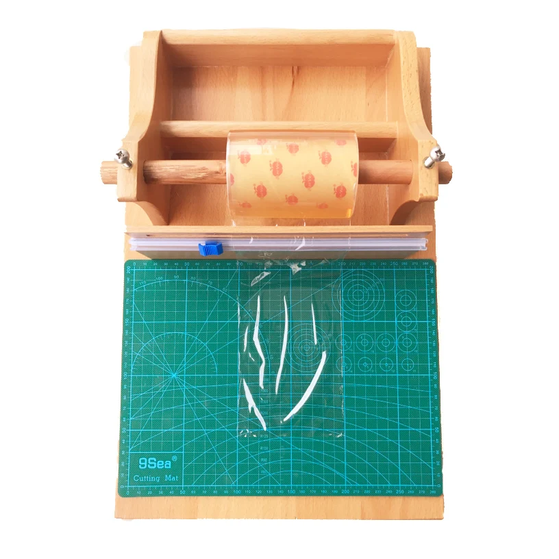 Wooden Soap Kits Wrapping Tool Packaging Machine DIY With Cutting Mat Soap Wrap Stand
Wooden Soap Kits Wrapping Tool Packaging Machine DIY With Cutting Mat Soap Wrap Stand