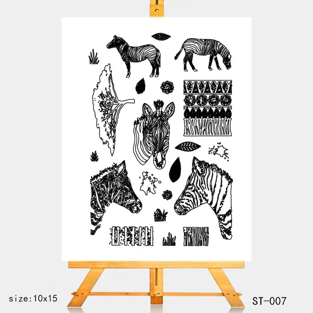 AZSG zebra Clear Stamps/Silicone Transparent Seals for DIY scrapbooking Card Making
AZSG zebra Clear Stamps/Silicone Transparent Seals for DIY scrapbooking Card Making
