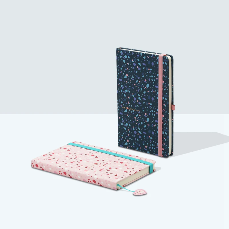Granite Bandage Dotted Notebook Creative pattern Love bookmarks Dots Diary Travel journal Gift 120 Sheets School Office Notepad |