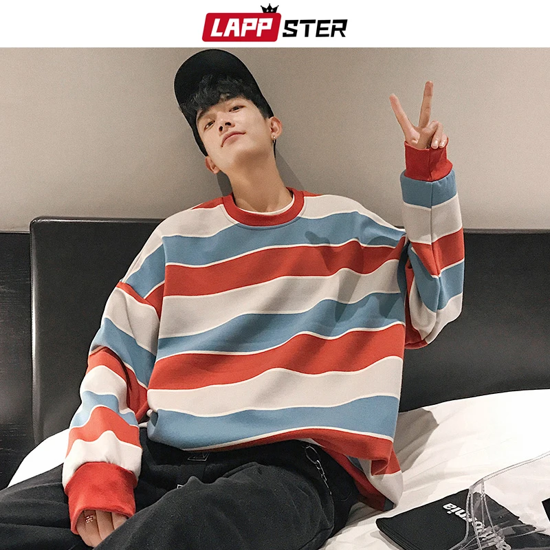 LAPPSTER Striped Harajuku Hoodies Sweatshirts Streetwear 2022 Thick Autumn Hip Hop Hoodies Men Colorful Korean Loos hoodie 2XL
LAPPSTER Striped Harajuku Hoodies Sweatshirts Streetwear 2022 Thick Autumn Hip Hop Hoodies Men Colorful Korean Loos hoodie 2XL