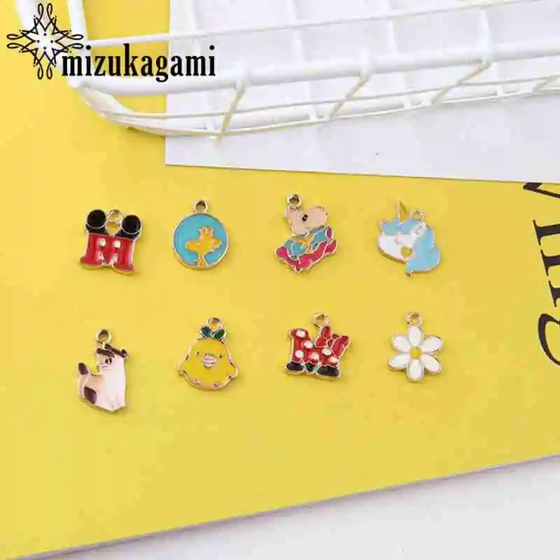 Enamel Drop Oil Cartoon Animal Charms 10PCS/lot For DIY Fashion Drop Earrings Jewelry Making Accessories
Enamel Drop Oil Cartoon Animal Charms 10PCS/lot For DIY Fashion Drop Earrings Jewelry Making Accessories
