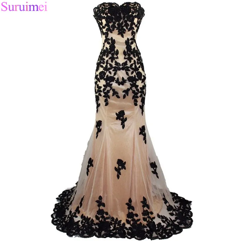 Real Images Sweetheart Mermaid Prom Gown Evening Party 2018 Appliqued Long Prom Dress Avondjurken
Real Images Sweetheart Mermaid Prom Gown Evening Party 2018 Appliqued Long Prom Dress Avondjurken