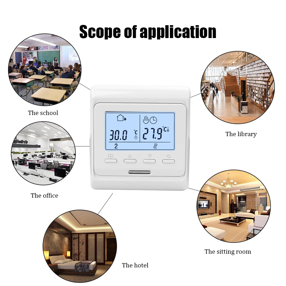 Large Power Intelligent Temperature Humidity Controller PC Housing Material Programming Touching Screen White Backlit Touch Screen
Large Power Intelligent Temperature Humidity Controller PC Housing Material Programming Touching Screen White Backlit Touch Screen