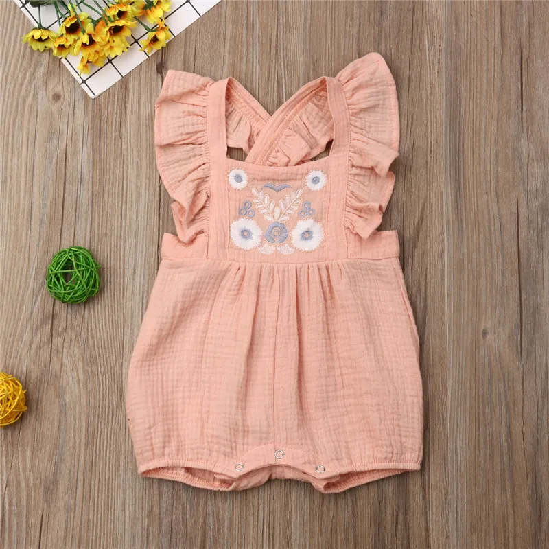 Emmababy Newborn Baby Girl Clothes Soft Rompers Summer Embroidery Flower Ruffle Ropa bebe girl Romper Jumpsuit Clothing
Emmababy Newborn Baby Girl Clothes Soft Rompers Summer Embroidery Flower Ruffle Ropa bebe girl Romper Jumpsuit Clothing