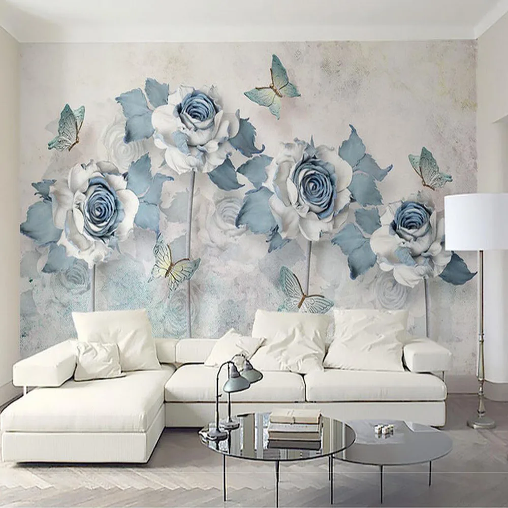 blue flower mural wallpaper 3d papel para pared murales para pared nonwoven-wallpaper for sofa tv backsplash fabric wall papers
blue flower mural wallpaper 3d papel para pared murales para pared nonwoven-wallpaper for sofa tv backsplash fabric wall papers