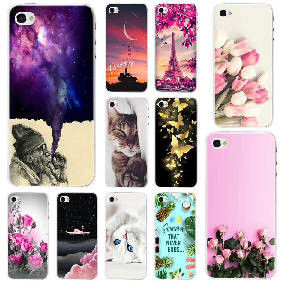 

Phone Case For iPhone 4s 4 iPhone4 4 S Soft Silicone TPU Fashion Pattern Back Cover For iPhone 5 5s SE Case Funda iPhone SE 2020