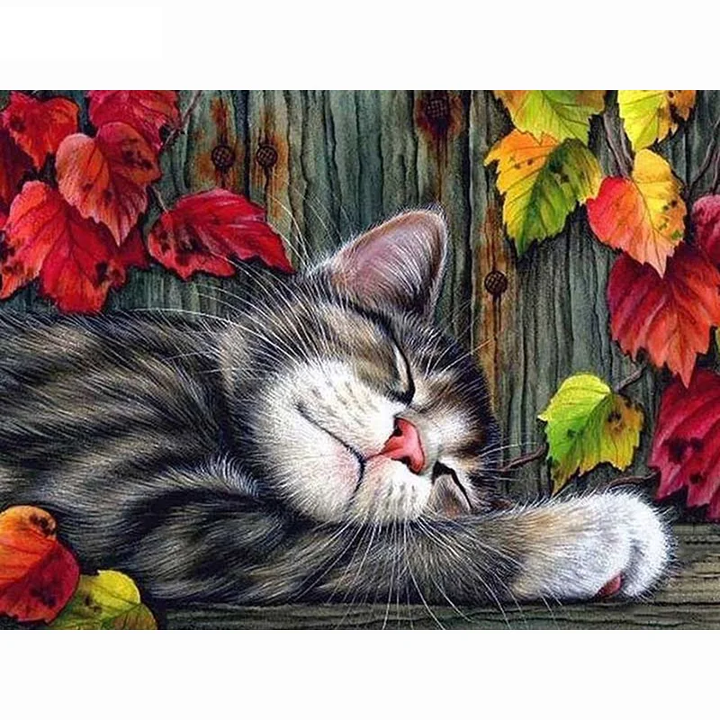 5D Diy Diamond Embroidery Needlework Square Sleep Cat Cross-stitch Diamond Painting Decor for Home New Year Gifts KBL
5D Diy Diamond Embroidery Needlework Square Sleep Cat Cross-stitch Diamond Painting Decor for Home New Year Gifts KBL