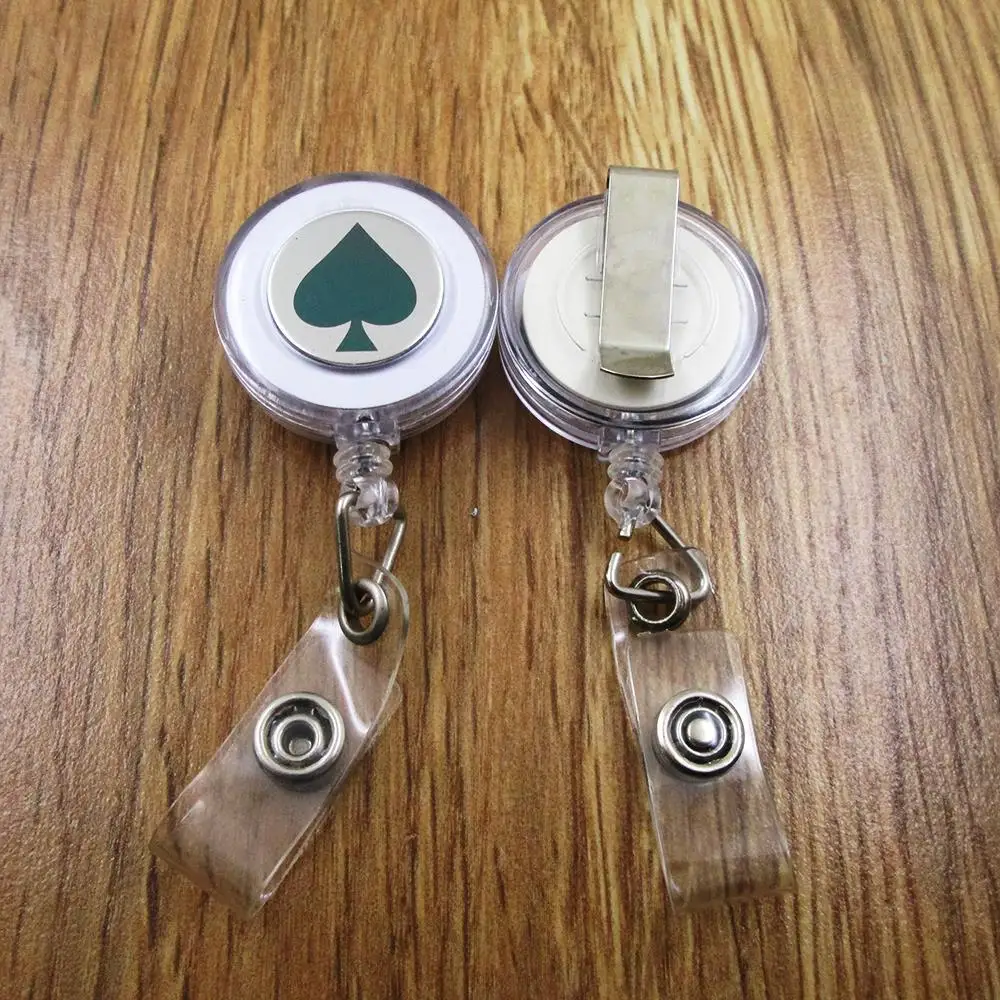 Ace Of Spades ID Badge Reel for Docter Nurse Teacher Student retractable recoil id badge holder work fun
Ace Of Spades ID Badge Reel for Docter Nurse Teacher Student retractable recoil id badge holder work fun