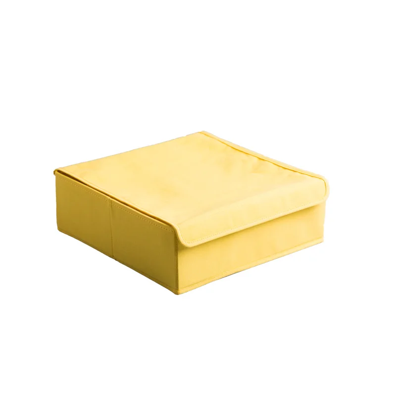 Square Non-Woven Fabric Underwears Storage Box Yellow Color Home-Use Socks Waterproof Drawer Storage with Cover Multi-Use
Square Non-Woven Fabric Underwears Storage Box Yellow Color Home-Use Socks Waterproof Drawer Storage with Cover Multi-Use