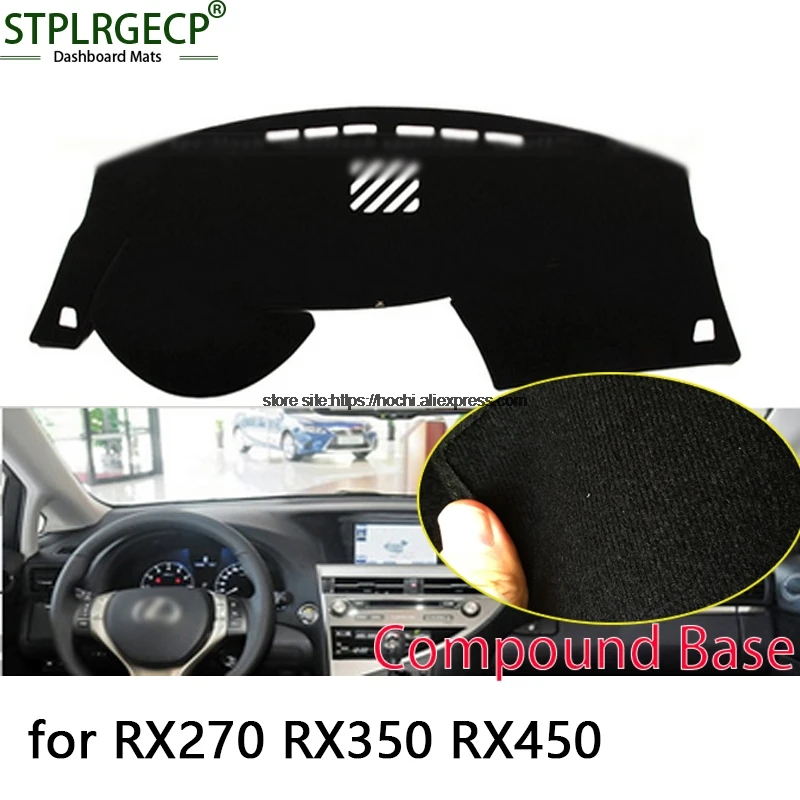 STPLRGECP двухслойный черный тире коврик для lexus RX270 RX350 RX450 Dashmat ковер приборной панели