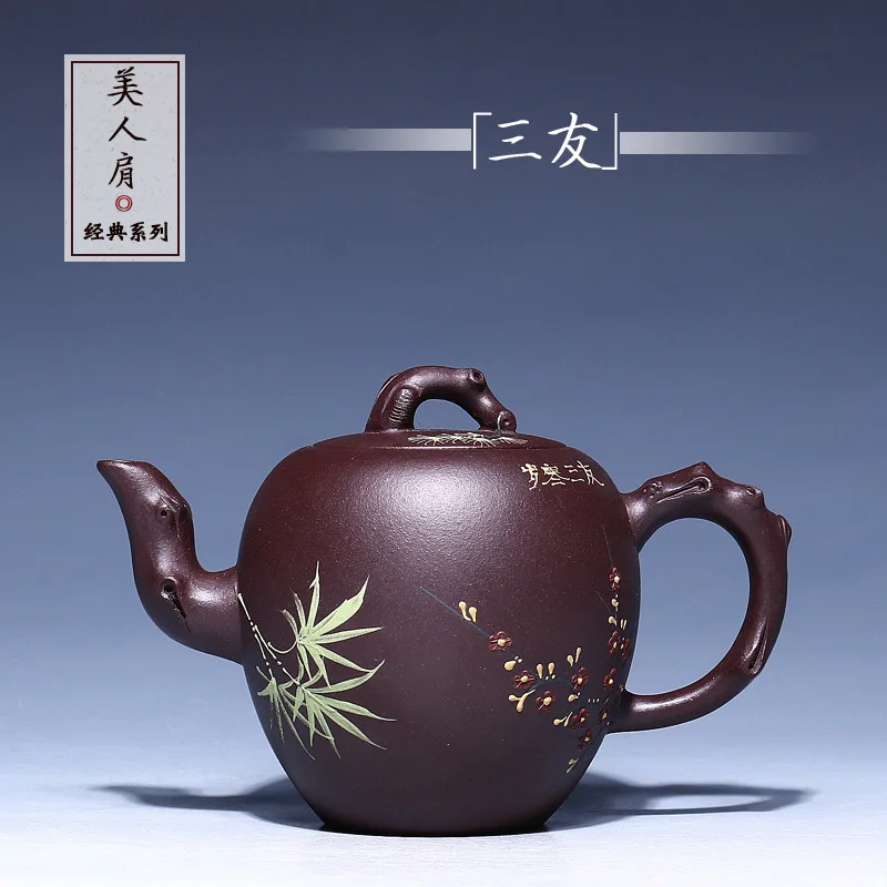 authentic masters all hand recommended wholesale undressed ore purple clay, poetic beauty shoulder shochiku mei pot
authentic masters all hand recommended wholesale undressed ore purple clay, poetic beauty shoulder shochiku mei pot