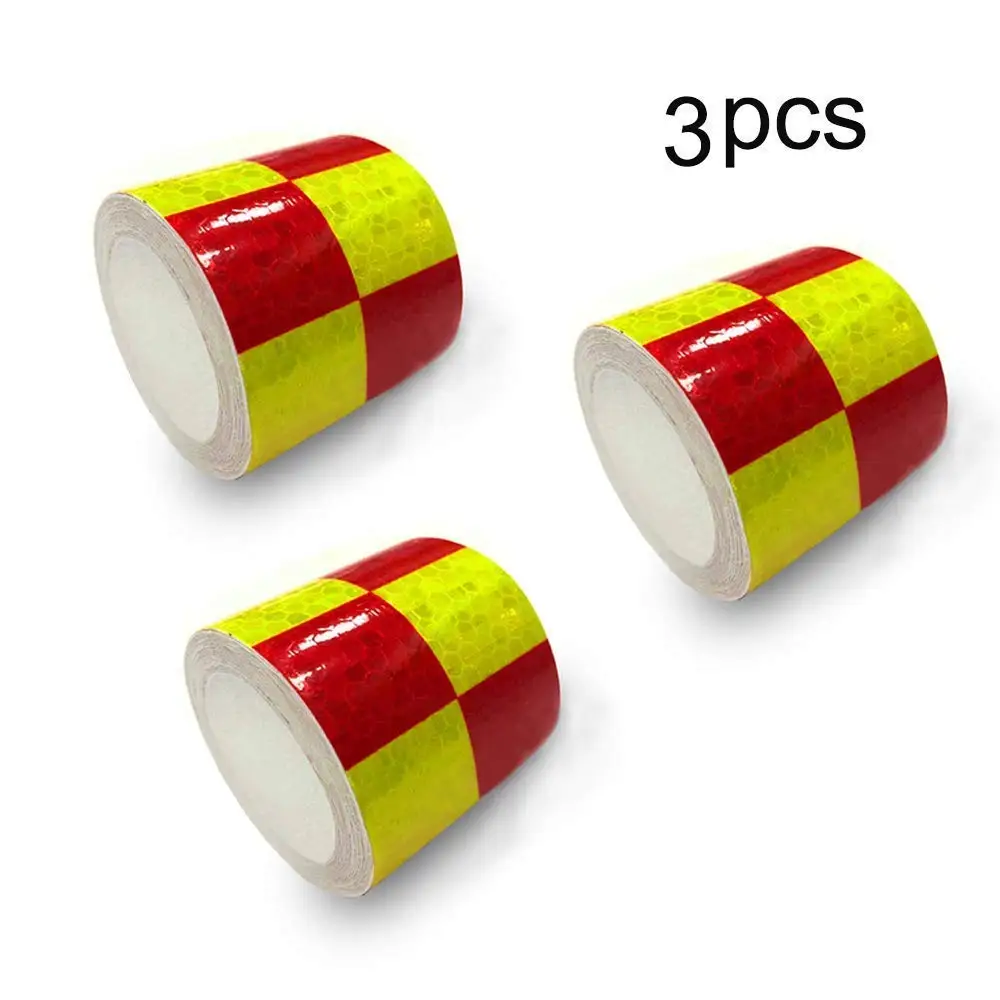Reflective Hazard Tape checkered reflective tape Caution Warning Tape Red Fluorescent Green Square Types 5cm*5m 3 PCS
Reflective Hazard Tape checkered reflective tape Caution Warning Tape Red Fluorescent Green Square Types 5cm*5m 3 PCS