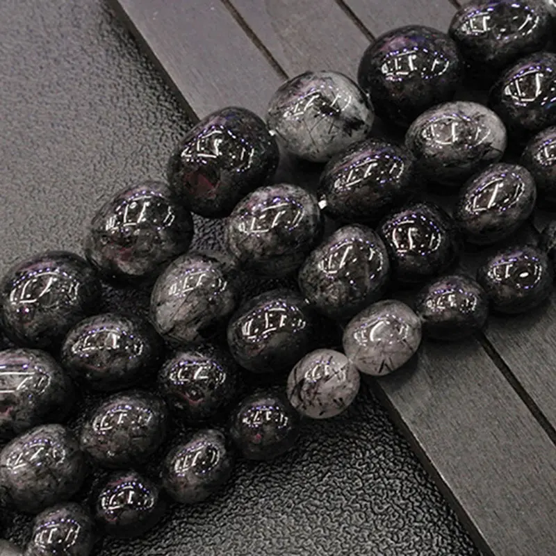 Natural Black Rutilated Quartz Beads 15'' Freefrom Potato DIY Loose Beads For Jewelry Making Necklace Bracelet Women Men Gift
Natural Black Rutilated Quartz Beads 15'' Freefrom Potato DIY Loose Beads For Jewelry Making Necklace Bracelet Women Men Gift