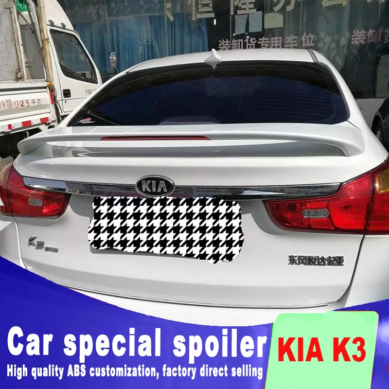 Задний спойлер с крыльями багажника, Красный стоп-светильник для KIA K3, материал ABS, праймер или цвет DIY, 2011, 2012, 2013
Задний спойлер с крыльями багажника, Красный стоп-светильник для KIA K3, материал ABS, праймер или цвет DIY, 2011, 2012, 2013