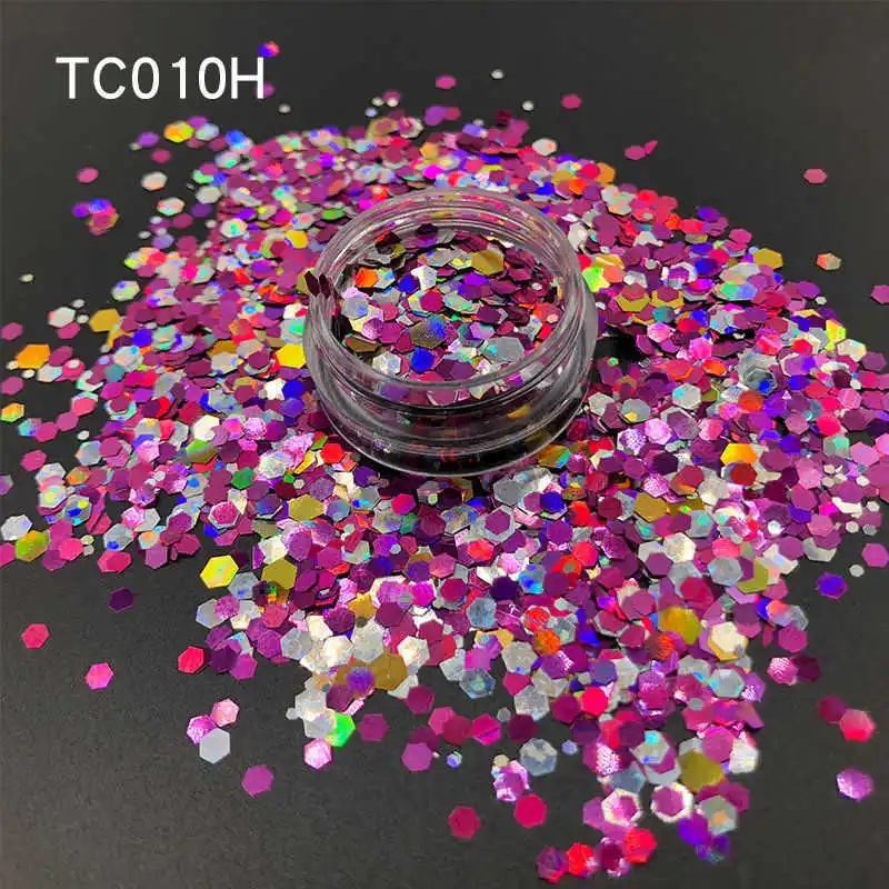 New 1.5g Shining Sequins Nail Art Glitter Powder Holographic Glitter Face Nail Body Art Hexagon Chunky Glitters for Party
New 1.5g Shining Sequins Nail Art Glitter Powder Holographic Glitter Face Nail Body Art Hexagon Chunky Glitters for Party