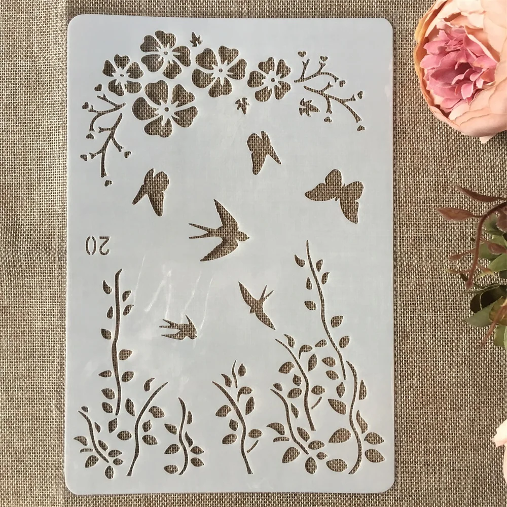 New 26cm Swallow Butterfly DIY Craft Layering Stencils Painting Scrapbooking Stamping Embossing Album Paper Card Template
New 26cm Swallow Butterfly DIY Craft Layering Stencils Painting Scrapbooking Stamping Embossing Album Paper Card Template