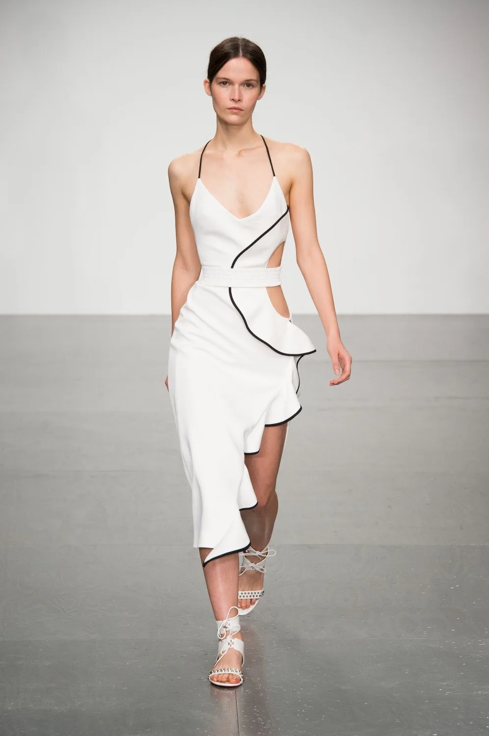 Белое платье на тонких бретельках с оборками, однотонное Бандажное Платье До Колена, вечернее коктейльное платье знаменитости, весеннее же... 
Белое платье на тонких бретельках с оборками, однотонное Бандажное Платье До Колена, вечернее коктейльное платье знаменитости, весеннее же...