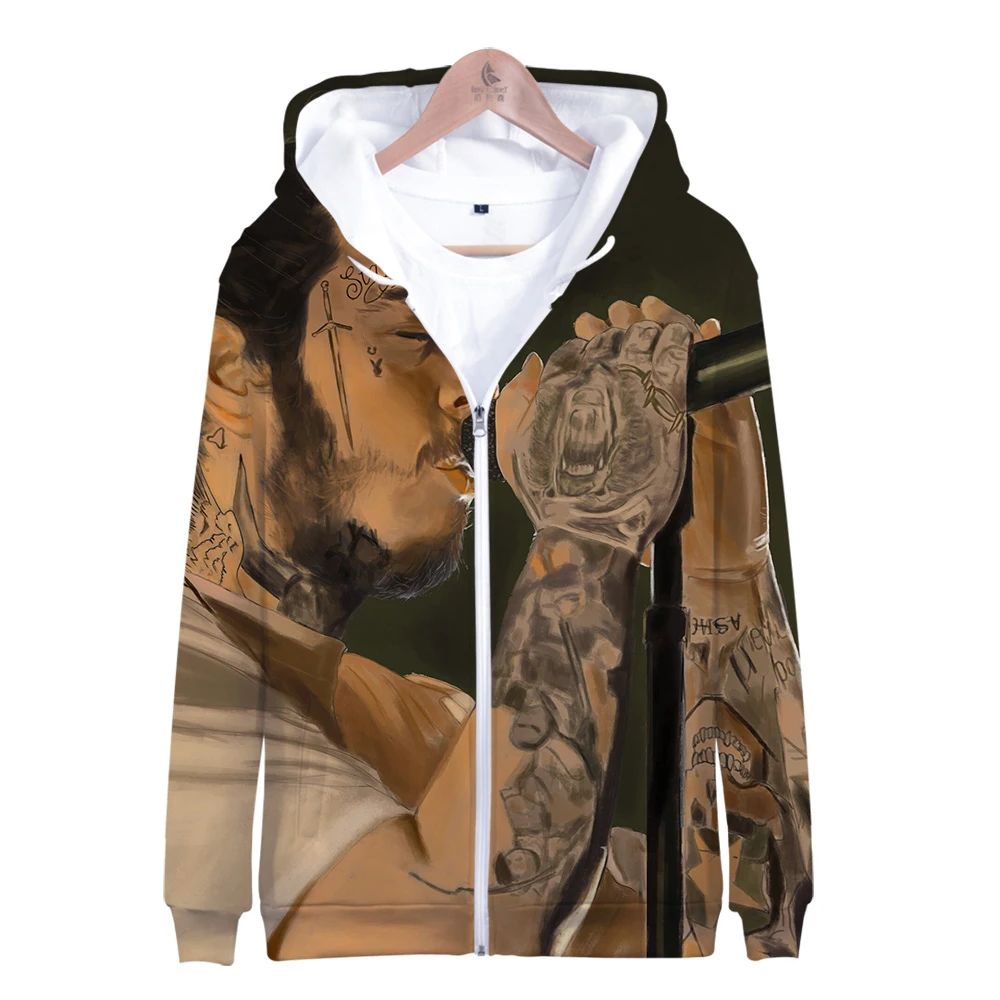 Post Malone 3D Printed Zipper Hoodies Women/Men Harajuku Fashion Long Sleeve Hooded Sweatshirt 2019 Hot Sale Streetwear Clothes
Post Malone 3D Printed Zipper Hoodies Women/Men Harajuku Fashion Long Sleeve Hooded Sweatshirt 2019 Hot Sale Streetwear Clothes