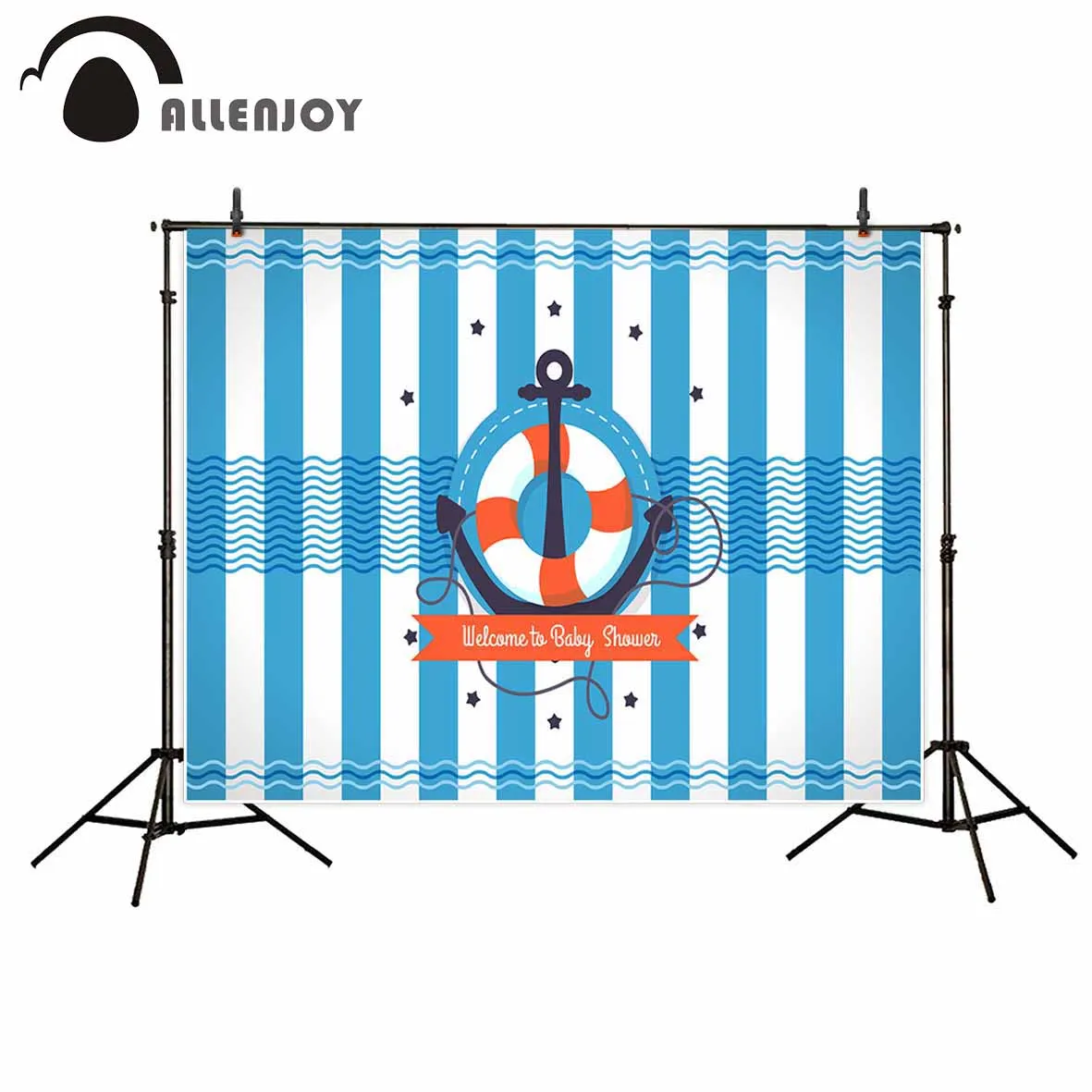 Allenjoy photographic background Maritime Blue Stripe Boat Lifeboy Baptism photo studio photobooth high quality not blurry
Allenjoy photographic background Maritime Blue Stripe Boat Lifeboy Baptism photo studio photobooth high quality not blurry