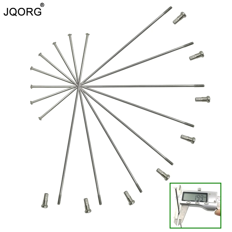 8 Pieces Spokes And 8 Pieces Brass Nipple For 1 Lot Bicycle Wheel Parts Diameter 2.0 mm Stainless Steel Material Bike Spokes
8 Pieces Spokes And 8 Pieces Brass Nipple For 1 Lot Bicycle Wheel Parts Diameter 2.0 mm Stainless Steel Material Bike Spokes