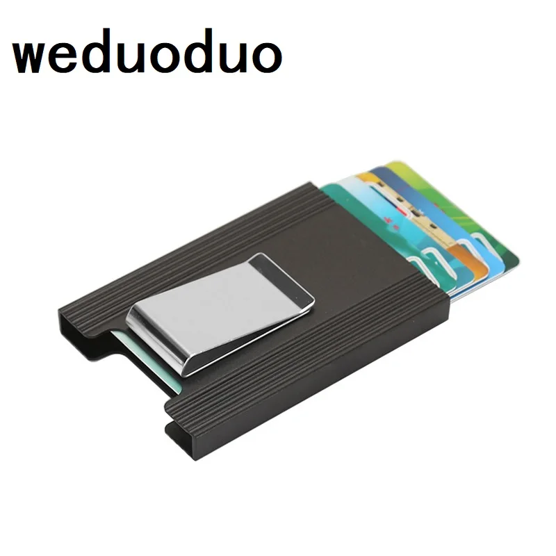 Weduoduo новый мужской женский мужской кредитный держатель для карт анти защита блокировка Rfid кошелек Портативный ID держатель для карт дорожный металлический чехол
Weduoduo новый мужской женский мужской кредитный держатель для карт анти защита блокировка Rfid кошелек Портативный ID держатель для карт дорожный металлический чехол