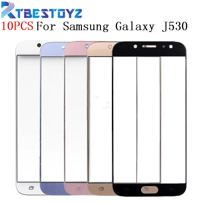 RTBESTOYZ 10 шт./лот передняя внешняя стеклянная линза для Samsung Galaxy J5 2017 Pro J530 J530F замена