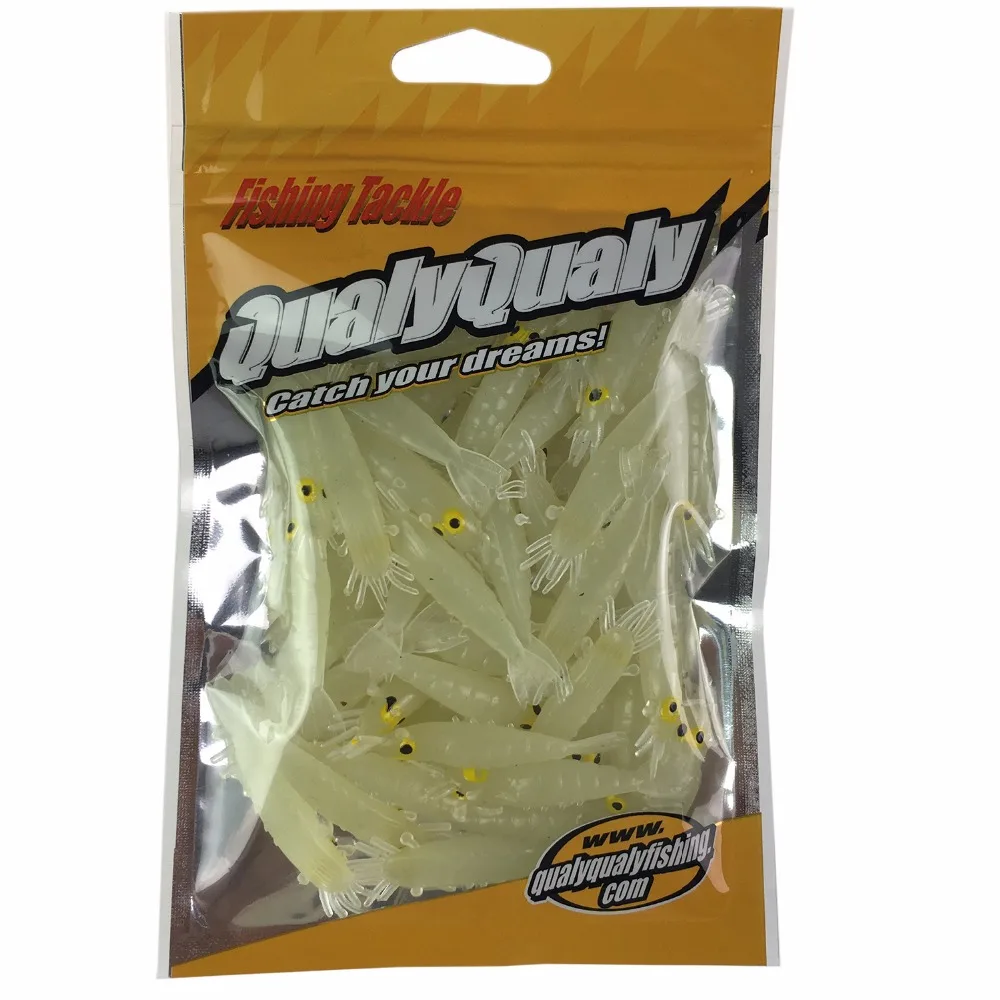 27 Pcs Glow Shrimps Soft Lure Baits 1.7in Grub Worms Small Freshwater Lighting Glow in Dark Shrimps Soft Lures
27 Pcs Glow Shrimps Soft Lure Baits 1.7in Grub Worms Small Freshwater Lighting Glow in Dark Shrimps Soft Lures