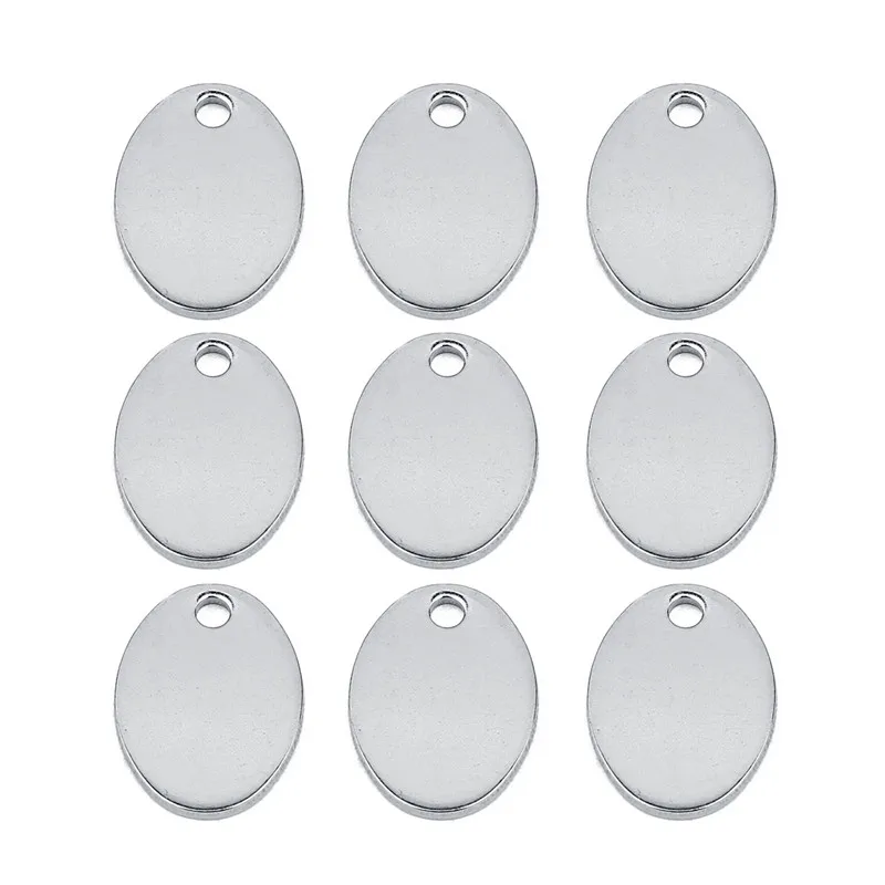 LINSOIR 10pcs/lot Stainless Steel Metal Bracelets Charms Pendants 11*15/18*25mm Blank Stamping Tags For Necklace Jewelry Making
LINSOIR 10pcs/lot Stainless Steel Metal Bracelets Charms Pendants 11*15/18*25mm Blank Stamping Tags For Necklace Jewelry Making