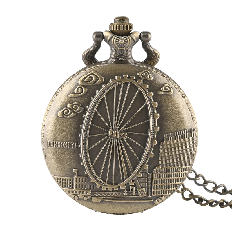 Vintage Chains "PARIS" Eiffel Tower Fobs Watches Bronze Quartz Pocket Watch for Men Women Relogio De Bolso Men For Best Gifts
Vintage Chains "PARIS" Eiffel Tower Fobs Watches Bronze Quartz Pocket Watch for Men Women Relogio De Bolso Men For Best Gifts
