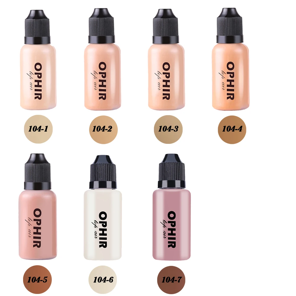 OPHIR Airbrush Makeup Foundation Inks 3 Colors Air Foundation for Face Paint Make-up Salon Cosmetic Makeup Pigment_TA104(2-4-5)
OPHIR Airbrush Makeup Foundation Inks 3 Colors Air Foundation for Face Paint Make-up Salon Cosmetic Makeup Pigment_TA104(2-4-5)